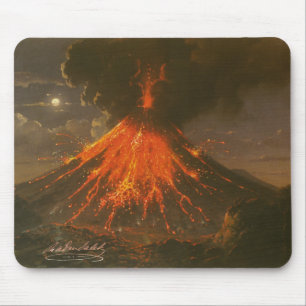 Tapis De Souris "Mont Merapi sur Java" Conseils Saleh® Muismat