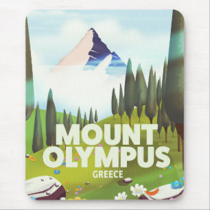 Tapis De Souris Mont Olympe Grèce