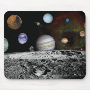 Tapis De Souris Montage de système solaire