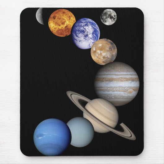 Tapis De Souris Montage du système solaire (Devant)