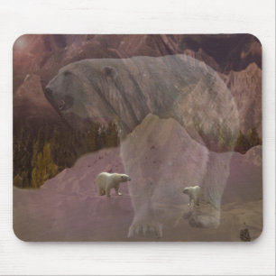 Tapis De Souris Montagne de l'ours polaire,