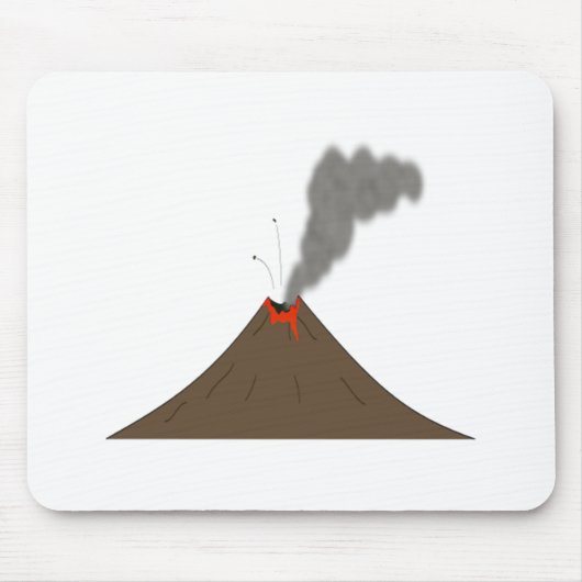 Tapis De Souris Montagne de volcan (Devant)