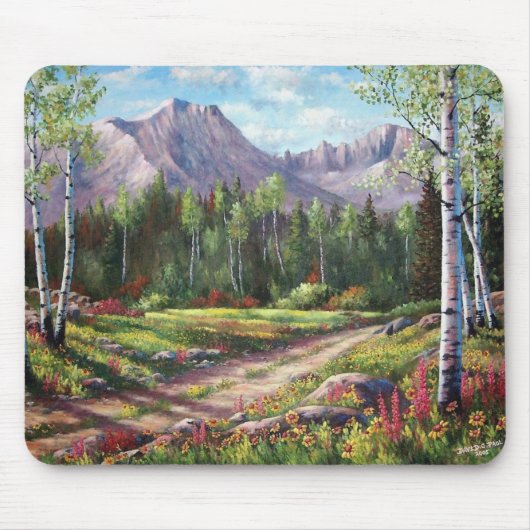 TAPIS DE SOURIS MONTAGNE ROCHEUSE BACKROAD (Devant)