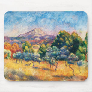 Tapis De Souris Montagne Sainte-Victoire (Paysage) Renoir