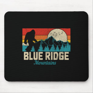 Tapis De Souris Montagnes Blue Ridge Bigfoot Vintage Randonnée Cha