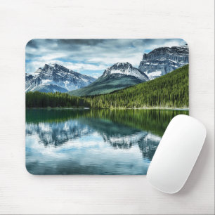 Tapis De Souris Montagnes Canadian Rockies, Alberta Canada