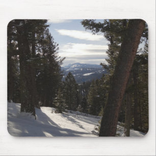 Tapis De Souris Montagnes Madison en hiver dans le Montana