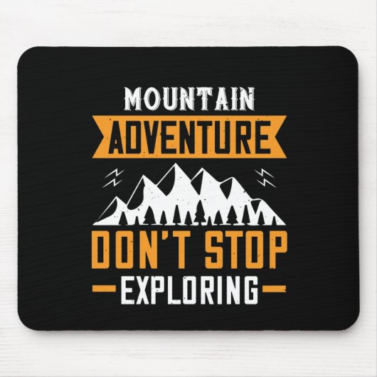 Tapis De Souris Montagnes - Mountain Adventure (Devant)