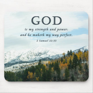 Tapis De Souris Montagnes neigeuses Christain Mousepad