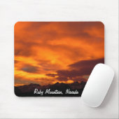 Tapis De Souris Montagnes rouges, Nevada (Avec souris)