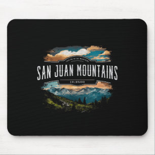 Tapis De Souris Montagnes San Juan Colorado Randonnée Extérieur Vi