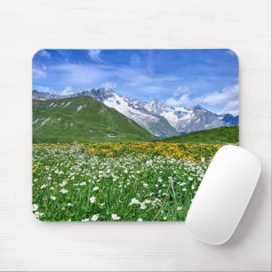Tapis De Souris Montagnes   Swiss Alps Valley Spring