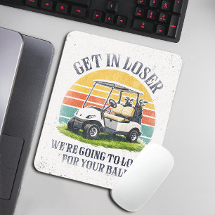 Tapis De Souris Monte dans la voiture, abruti, on va aller cherche