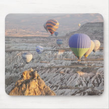 Monte en ballon le mousepad de vol