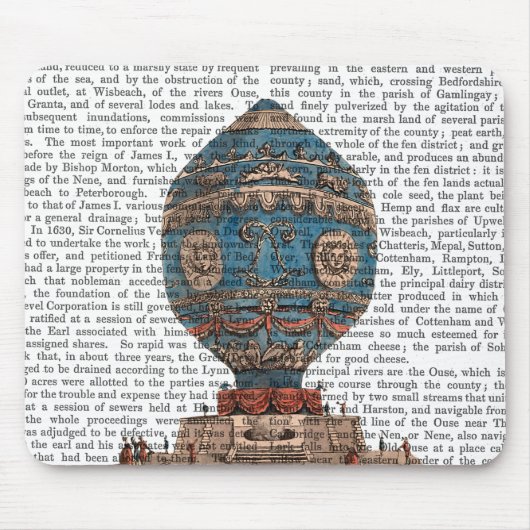 Tapis De Souris Montgolfière Aérospatiale Soleil chaud (Devant)