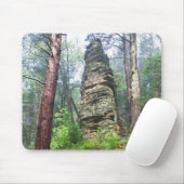 Tapis De Souris Monticule castrée dans la forêt de l'État (Avec souris)