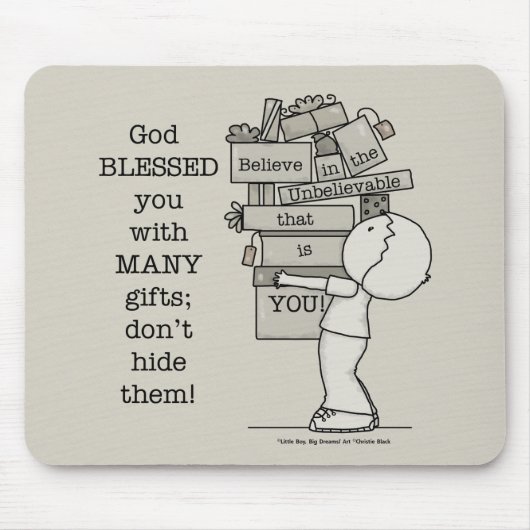 Tapis De Souris Montrez vos dons (Devant)