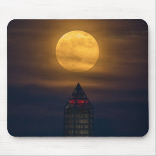 Tapis De Souris Monument de la super lune sur Washington