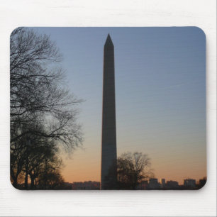 Tapis De Souris Monument Washington au coucher du soleil à DC