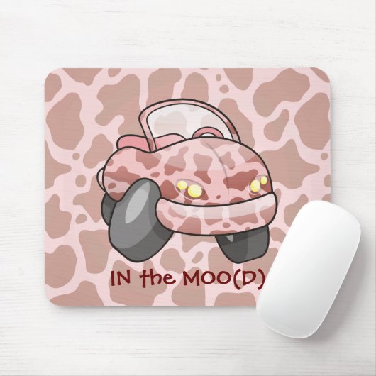 Tapis De Souris Moo Car (Avec souris)