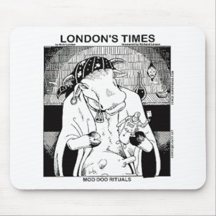 Tapis De Souris Moo Doo Rituels Nouvelle-Orléans Vache Drôle Cadea