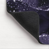 Tapis De Souris Moody Agate | Midnight Indigo Deep Purple Glam (Coin)