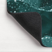 Tapis De Souris Moody Agate | Turquoise Vert Malachite Riche Joyau (Coin)