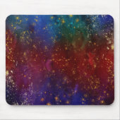 Tapis De Souris Moody Ombre | Psychedélique Grunge Gold Stardust (Devant)
