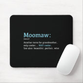 Tapis De Souris Moomaw_ Funny Definition Noun - Another Term  (Avec souris)