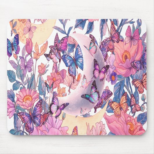 Tapis De Souris Moon Cosmic Mousepad - Décor de bureau céleste (Devant)