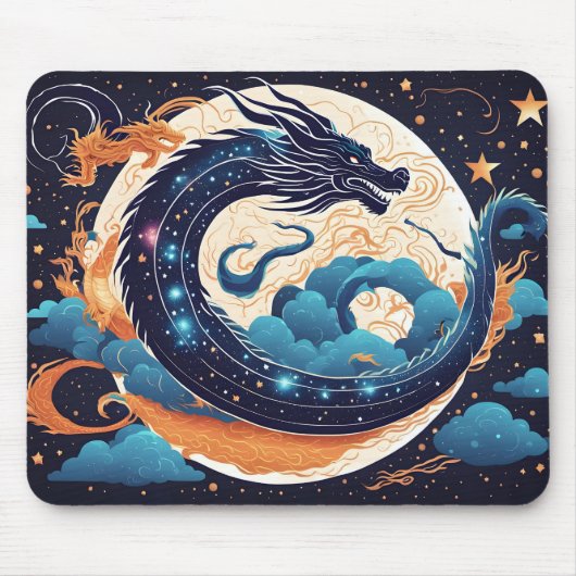 Tapis De Souris moon dragon mouse pad (Devant)
