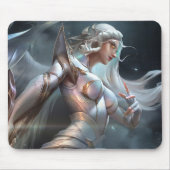 Tapis De Souris Moon Scorn Gaming Mousepad | Thème Night Warrior (Devant)