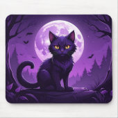 Tapis De Souris Moonlight Cat Mousepad (Devant)