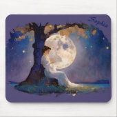 Tapis De Souris Moonlit Dreamer - Serene Night Sky (Devant)