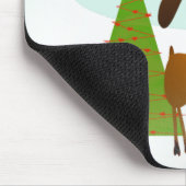 Tapis De Souris Moose de Noël (Coin)