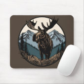 Tapis De Souris Moose Mountain (Avec souris)