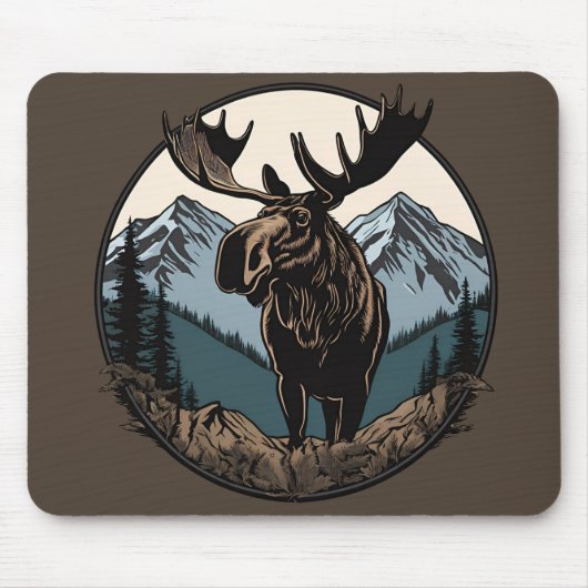 Tapis De Souris Moose Mountain (Devant)