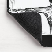 Tapis de souris morbide déchiré et étiré (Coin)