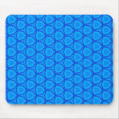 Tapis De Souris Morpho Blue Motif Abstrait Mousepad (Devant)