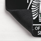 Tapis De Souris Mort dans l'esprit de Noël complet Squelette Noël  (Coin)