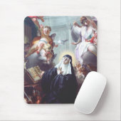 Tapis De Souris Mort de sainte Scholastique (Avec souris)