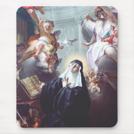 Tapis De Souris Mort de sainte Scholastique (Devant)