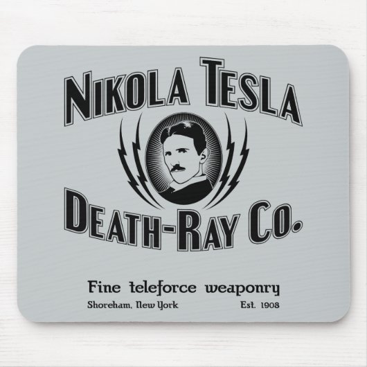 Tapis De Souris Mort-Rayon Cie. de Nikola Tesla (Devant)