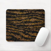 Tapis De Souris Mosaic Chic Elegant Safari Glam Jungle Imprimer (Avec souris)
