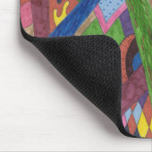 Tapis De Souris "Mosaic Cross Roads" Art Abstrait (Coin)