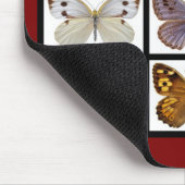 Tapis De Souris Mosaic photos of butterflies (Coin)