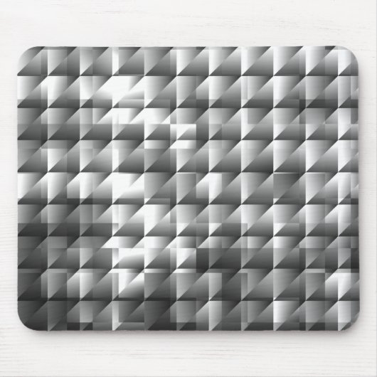 Tapis De Souris Mosaïque argentée (Devant)