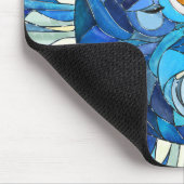 Tapis De Souris Mosaïque du soleil et de la lune (Coin)