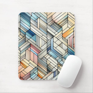 Tapis De Souris Mosaïque géométrique