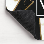 Tapis De Souris Mosaïque géométrique de marbre (Coin)